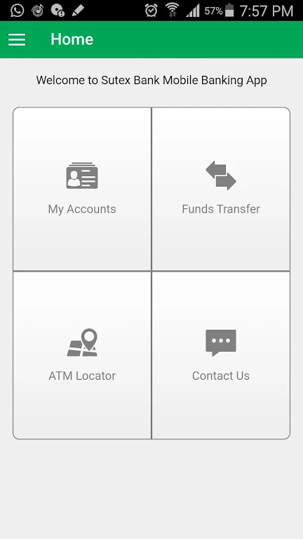 The Sutex Bank Mobile Banking Screenshot 2