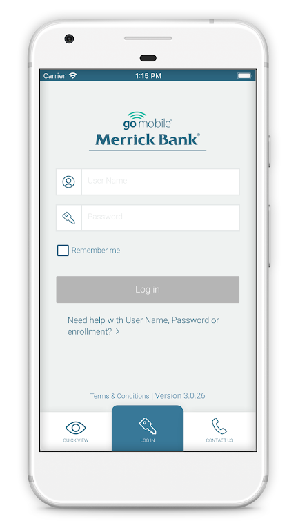 Merrick Bank Mobile Screenshot 1