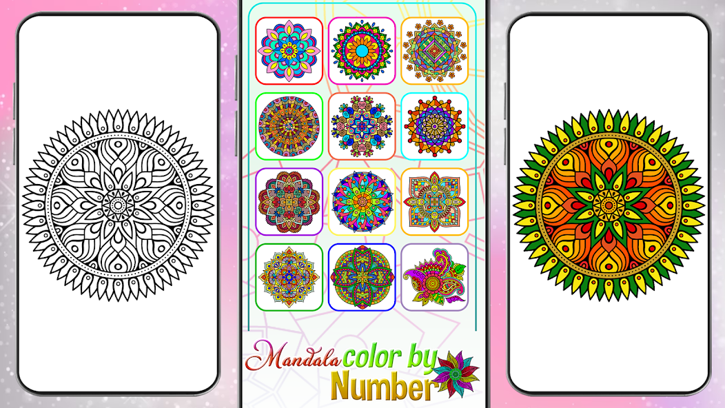 Mandala Color by Number Book Mod Screenshot 2
