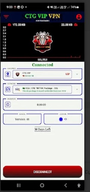 CTG VIP VPN Screenshot 2