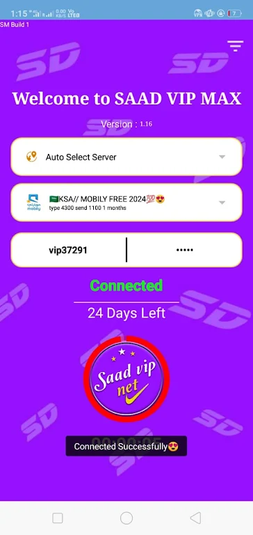 Saad Vip 5g Vpn Screenshot 2