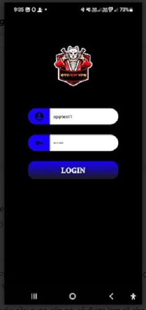 CTG VIP VPN Screenshot 1