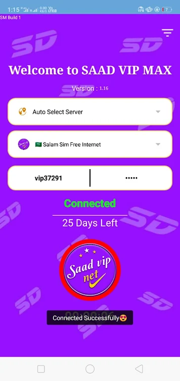 Saad Vip 5g Vpn Screenshot 1