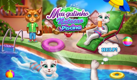 My Kitty Swimming Pool Screenshot 1