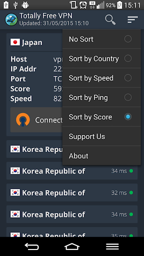 Totally Free VPN Screenshot 1