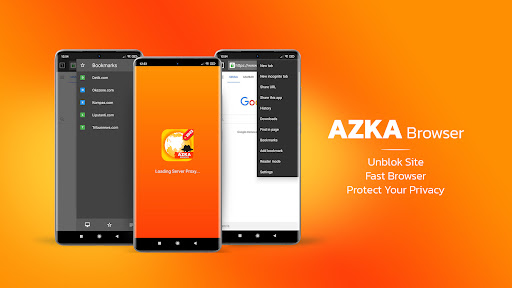 Azka Anti Block Browser - Unblock without VPN Screenshot 1