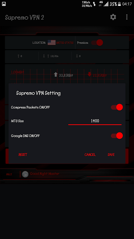 Supremo VPN Screenshot 1