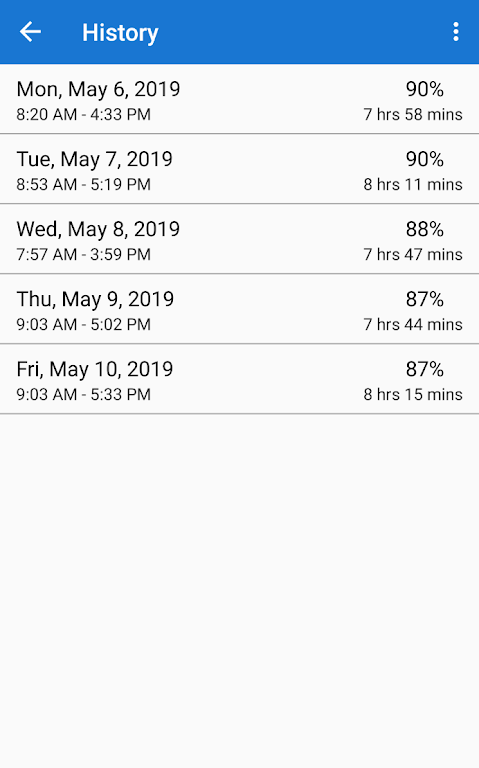 Therapy Productivity Calculato Screenshot 2