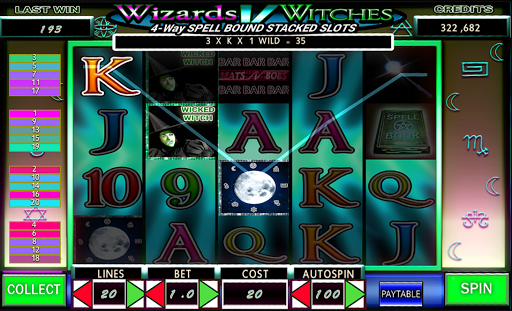 Wizards V Witches video slots Screenshot 4