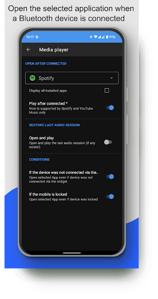 Bluetooth Audio Connect Widget Mod Screenshot 4