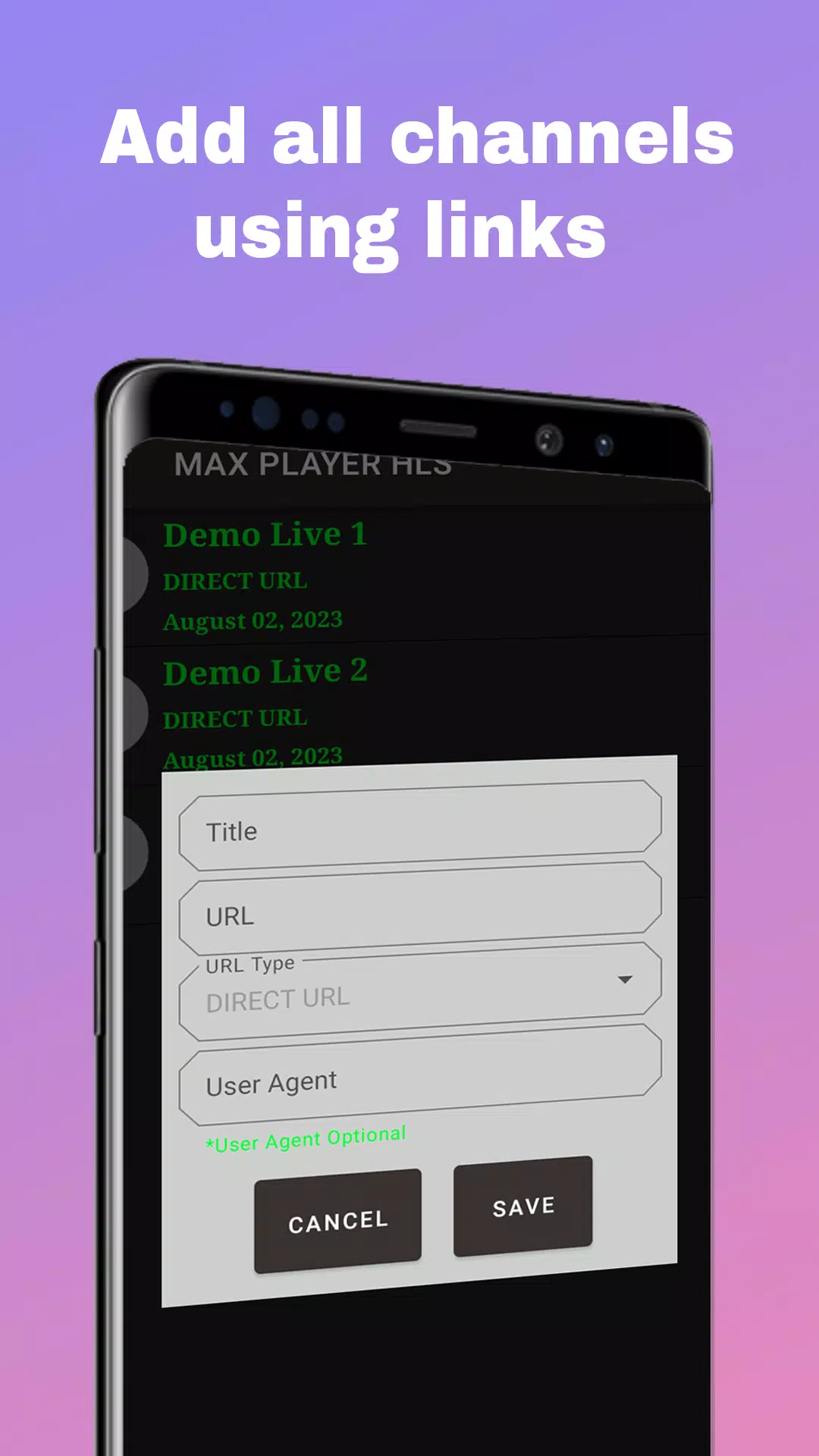 MAX Player - Video URL Player Mod Screenshot 3