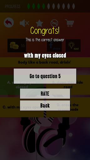 Finish The Lyrics - Free Music Quiz App Screenshot 2