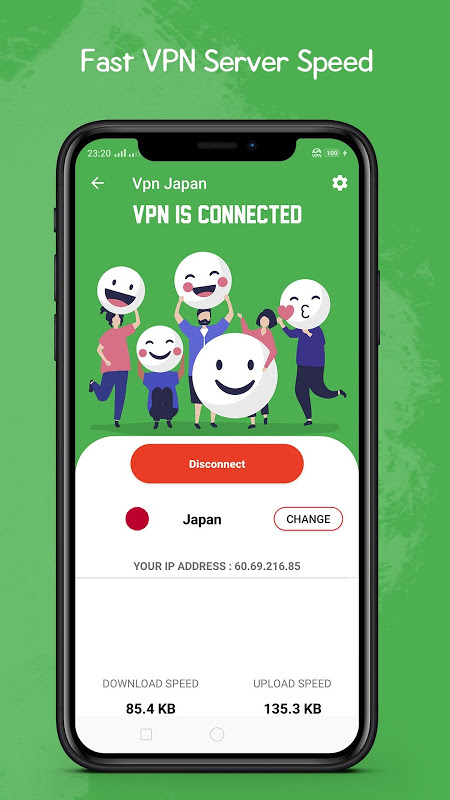 Japan Vpn Free Proxy Screenshot 2