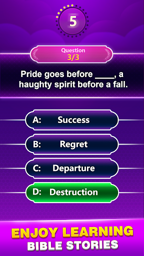 Bible Trivia - Word Quiz Game Screenshot 4