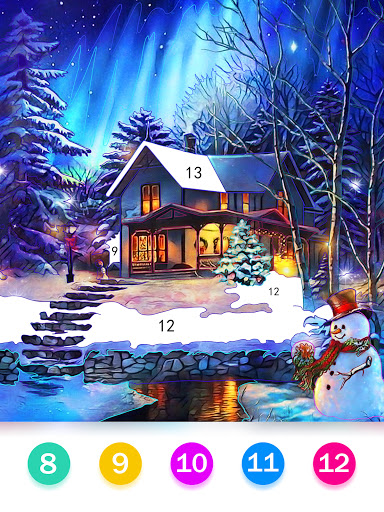 Paint by number - Relax Coloring Book for Free Screenshot 2