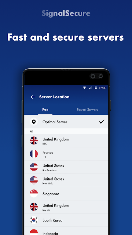 Signal Secure VPN -Fast VPN Proxy & VPN Robot Screenshot 1