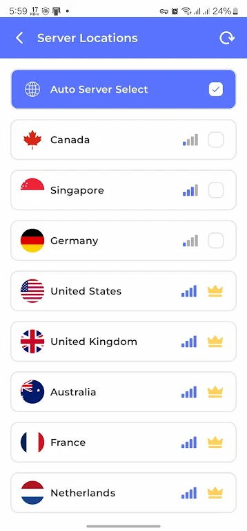 World VPN - Global Fast Secure Screenshot 3