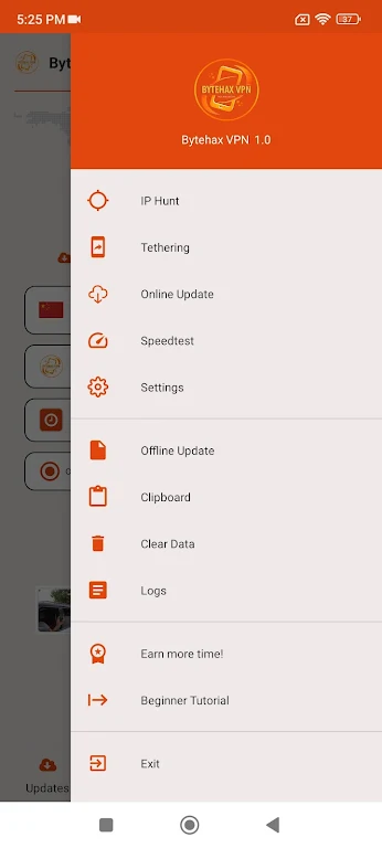 Bytehax VPN Screenshot 2