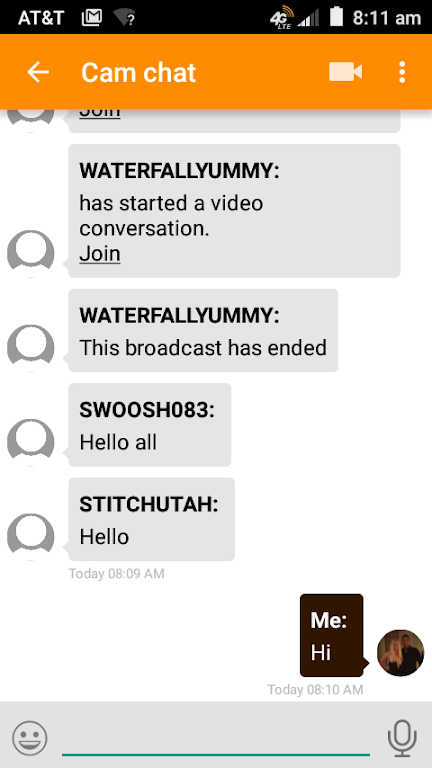 Swingular Messenger App Screenshot 2