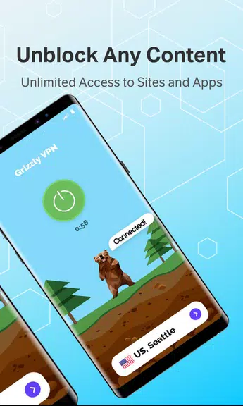 Grizzly VPN - Unlimited Free V Screenshot 2