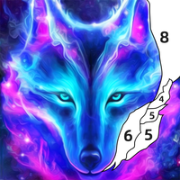 Wolf Coloring Book Color Game APK
