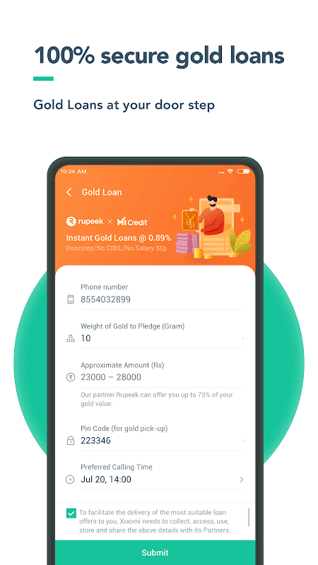 Mi Credit- Instant Loan App Screenshot 2