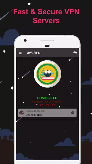 Owl VPN : Fast, Free, Unlimited, Super secure VPN Screenshot 1