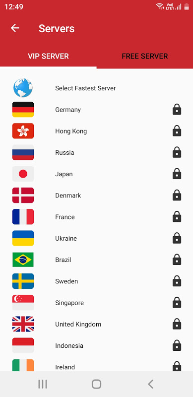 Free VPN - Browser VPN Screenshot 2