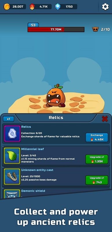 Tap Hero: Idle RPG Clicker Screenshot 2