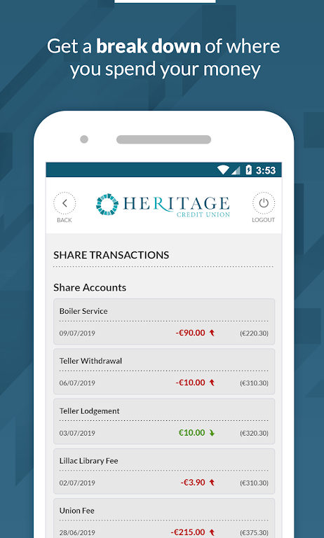 Heritage Credit Union Screenshot 3