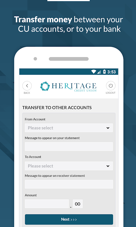 Heritage Credit Union Screenshot 4