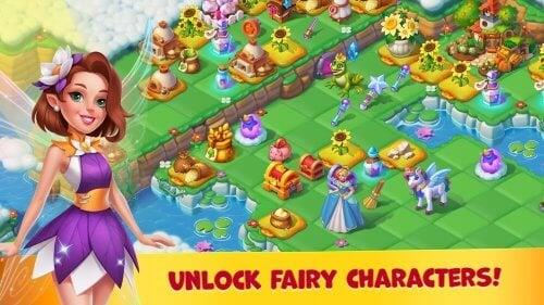 Fairyland: Merge & Magic Mod Screenshot 1