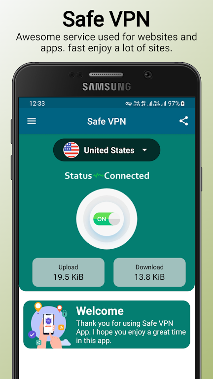 Safe VPN : Secure Proxy Screenshot 1