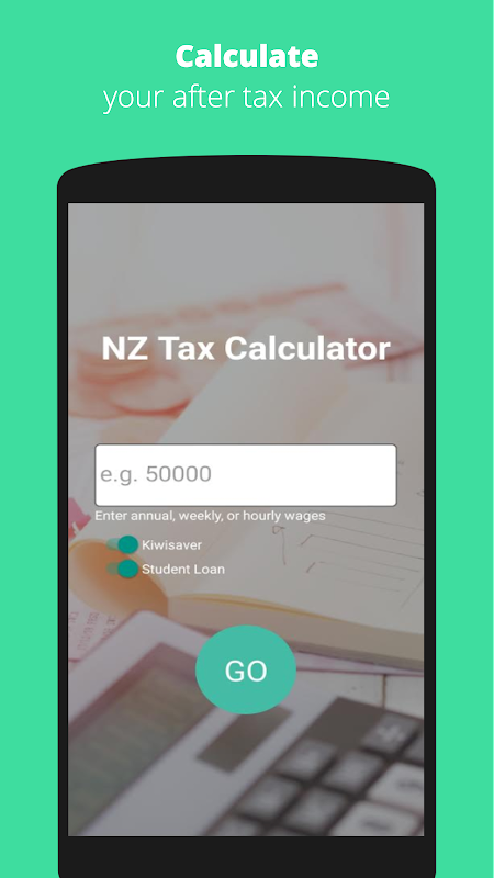 NZ Tax Calculator - New Zealand Income Tax PAYE Screenshot 1