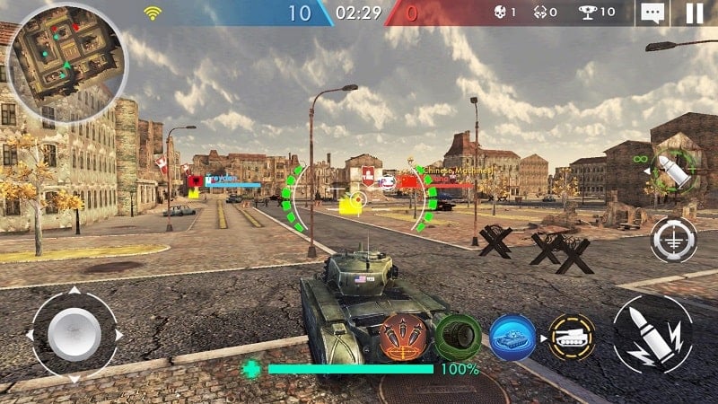 Tank Warfare: PvP Blitz Game Screenshot 2