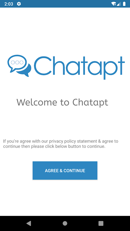 Chatapt: A Chat application with a assistant Screenshot 1