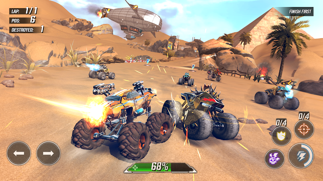 RACE: Rocket Arena Car Extreme Mod Screenshot 1