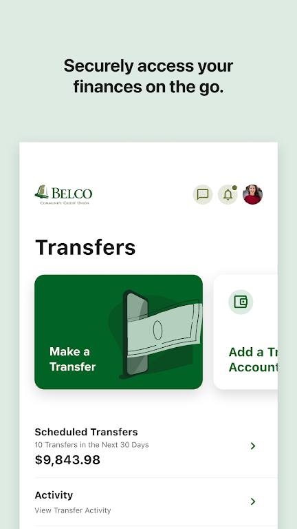 Belco CU Money Manager Screenshot 2