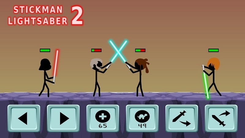 Stickman Lightsaber Warriors 2 Screenshot 3