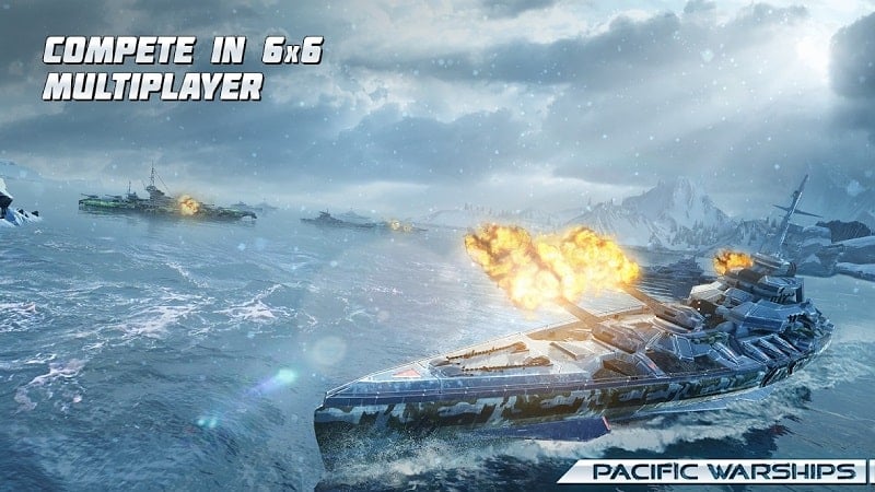 Pacific Warships: Naval PvP Screenshot 3