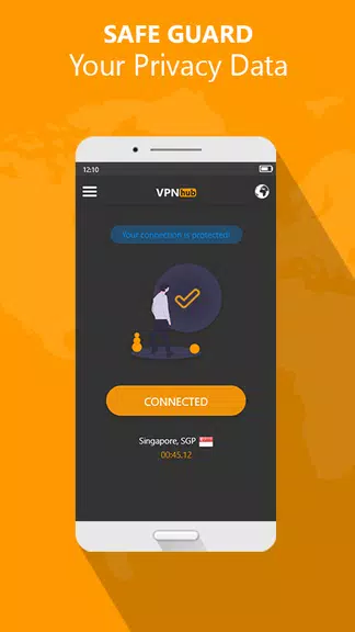 Free VPN Unlimited Proxy - VPN HUB Screenshot 1