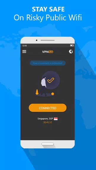 Free VPN Unlimited Proxy - VPN HUB Screenshot 2