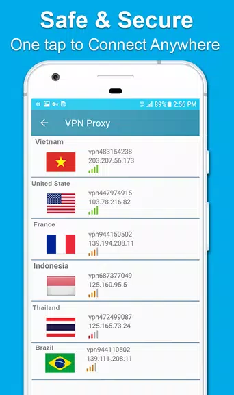 Flash VPN Proxy - Unblock site, IP Address Change Screenshot 3