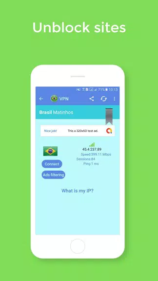 Brazil VPN Master - Free VPN Download Screenshot 1