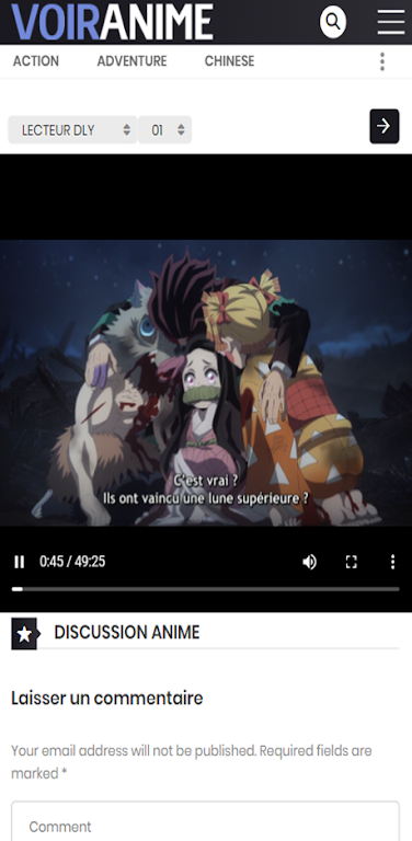 VoirAnime Watch Anime VostFree Screenshot 3