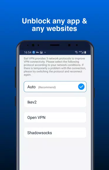 Sail VPN - Fast, Secure, Free Unlimited Proxy Screenshot 4