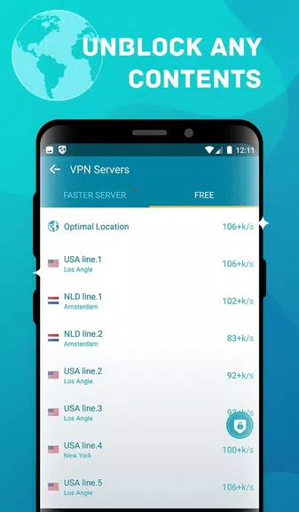 Anywhere VPN -Secure Free Unlimited VPN Proxy WiFi Screenshot 1