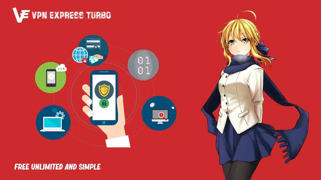 VPN Express Turbo - Free Proxy and Faster Internet Screenshot 1