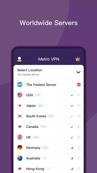 Metro VPN--Secure & Fast VPN Proxy Server Screenshot 2