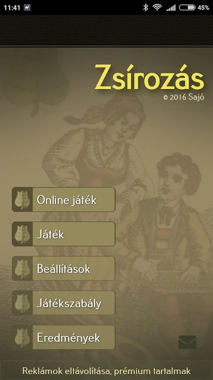 Zsirozas old - Fat card game Screenshot 1